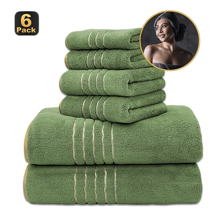 serviettes de bain microfibre 10