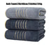 serviettes de bain microfibre 12