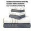serviettes de bain microfibre 16